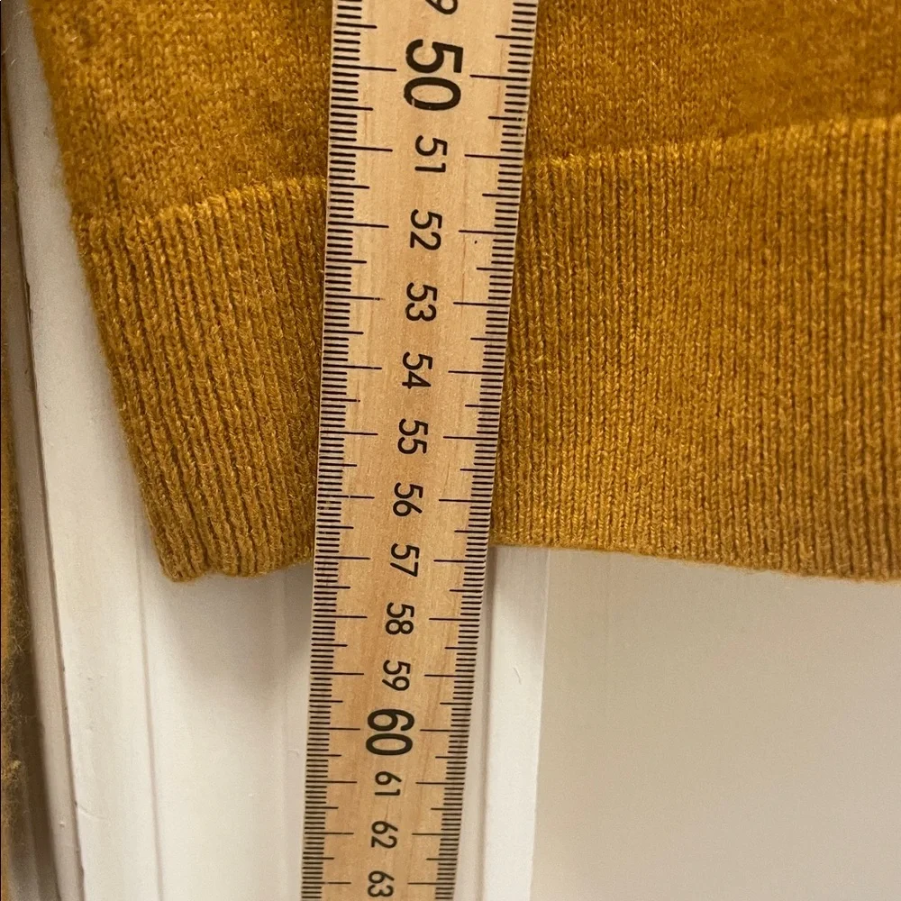 Uniqlo - Cashmere Long Sleeve Sweater Shirt - Golden - S - Picture 7 of 10